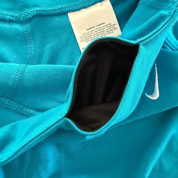 Nike Teal Dri-FIT Capris Leggings - Picture 5 of 6